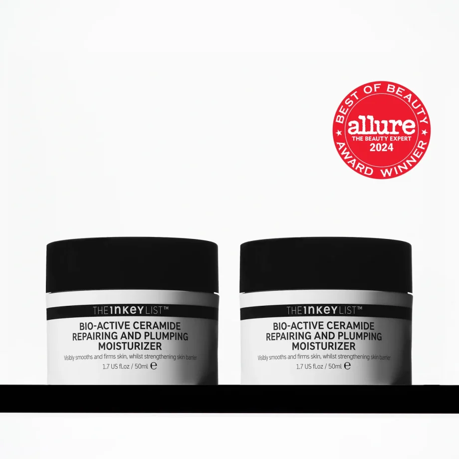 The INKEY List Bio-Active Ceramide Repairing & Plumping Moisturizer 50ml x 2