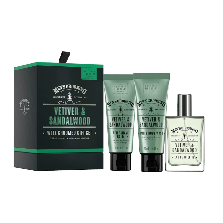 The Scottish Fine Soaps Well Groomed Gift Set