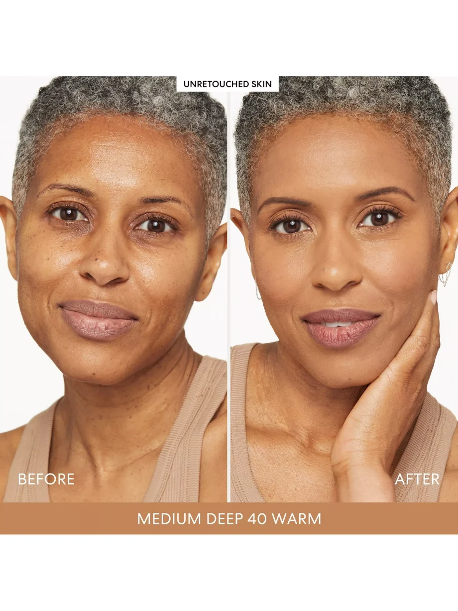 -50% BAREMINERALS BAREPRO SKIN-PERFECTING PRESSED POWDER Medium Deep 40 warm