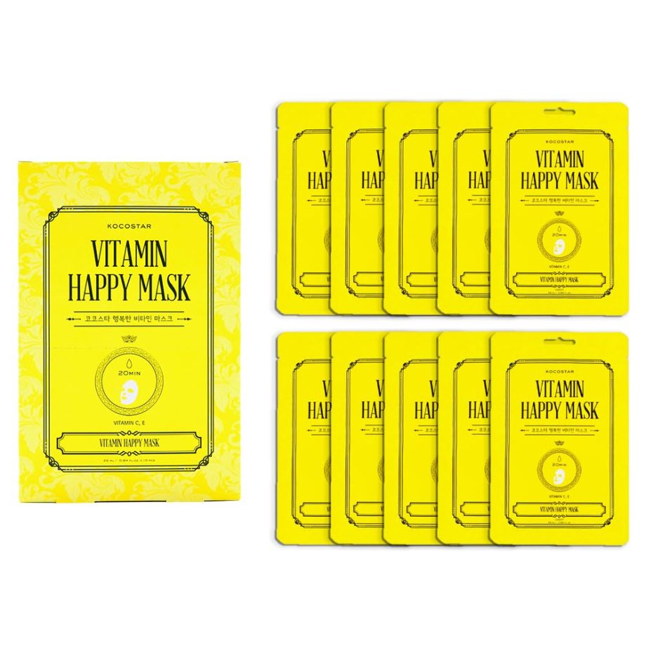 KOCOSTAR VITAMIN HAPPY MASK 5 STK