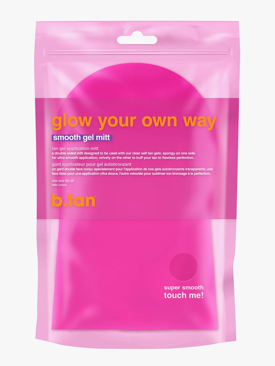 B.Tan Glow Your Own Way Smooth Gel Mitt (Pink)