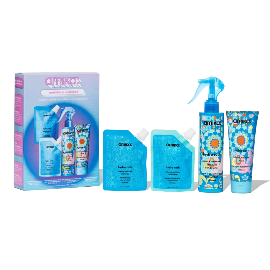 amika Moisture-Minded Hydration Routine Set