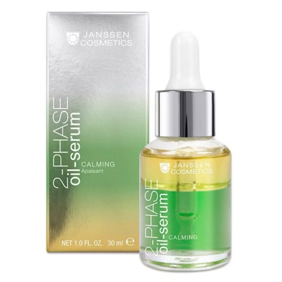 -50% Janssen Cosmetics - All Skin, 2-phase Oil Serum Calming, 30ml - beroligende oljeserum for sensitiv hud