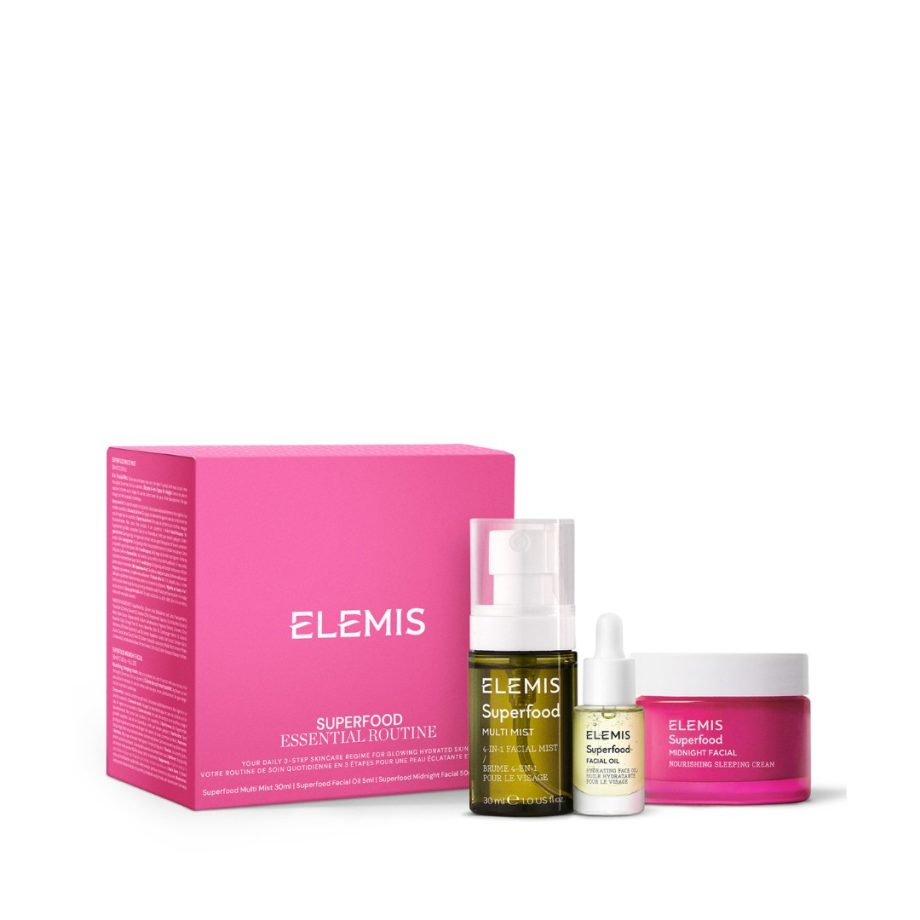 Elemis Superfood Essential Routine (serum + nattkrem + 4-i-1 mist)