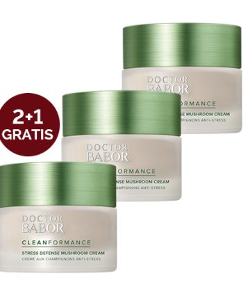 tilbud Doctor Babor Cleanformance Stress Defense Mushroom Cream 15 ml X 3